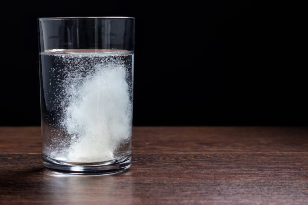Dissolved in water Dissolved in water